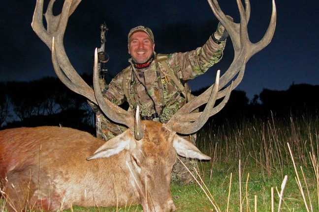 Part of the appeal of hunting worldwide for game like this trophy red stag is experiencing other cultures.