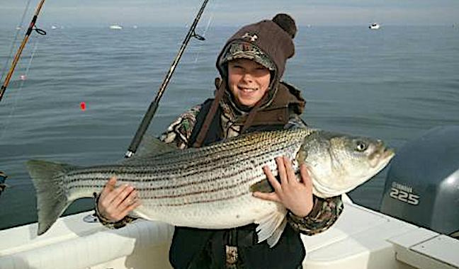 chesapeake fishing bay fish virginia saltwater caught striper tyler