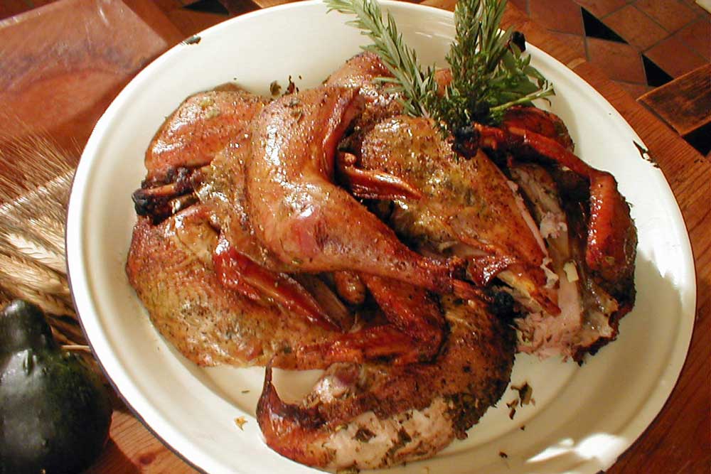 beer can roasted pheasant