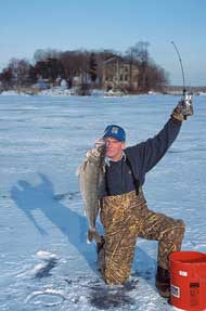 How Big Is The Ice Fishing In Michigan  