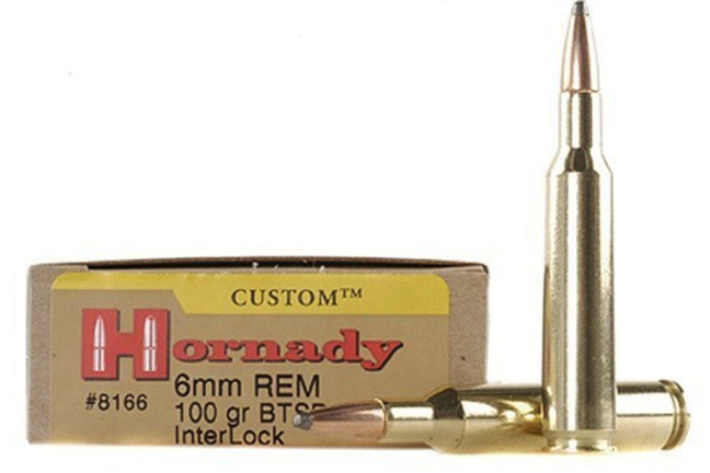 Hornady 6mm Remington cartridge